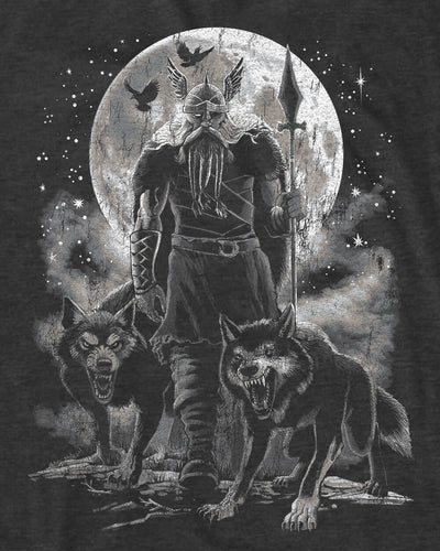 Nordic Howl Tee-Charcoal-Regular-Swatch--Model---L