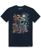 Ocean Remains Tee-Midnight Navy-Regular-Mock--Model---L