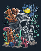 Ocean Remains Tee-Midnight Navy-Regular-Swatch--Model---L