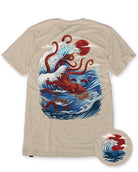 Ocean Wrath Tee-Cream-Regular-Mock--Model---L