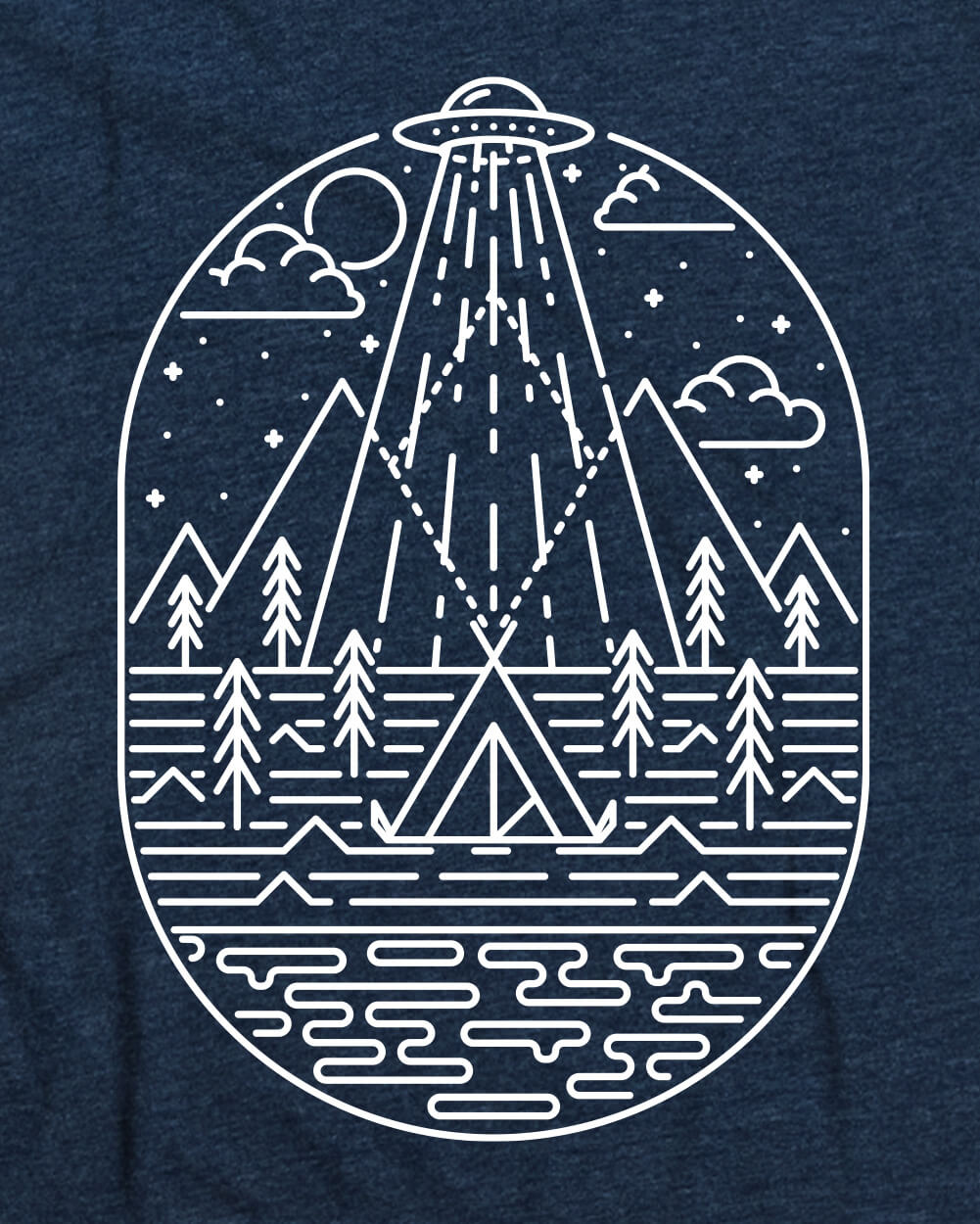 Overseer Tank-Navy-Regular-Swatch--Model---L