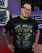 Ancient Fury Glow-in-the-Dark Tee-Black-Regular-Lifestyle--Model---L