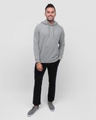 Pullover Hoodie (Classic Pocket) - Non-Branded-Grey-Regular-Full--Model---L