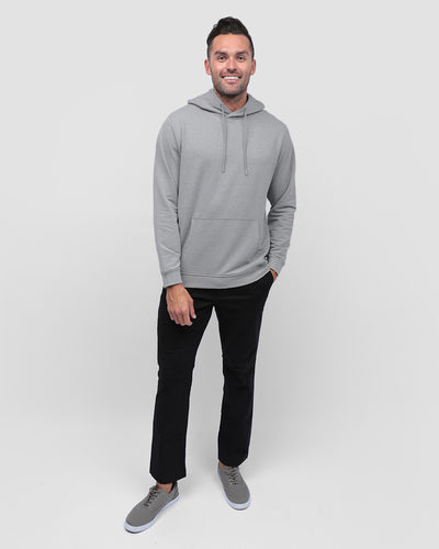 Pullover Hoodie (Classic Pocket) - Non-Branded-Grey-Regular-Full--Model---L