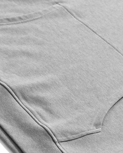 Pullover Hoodie (Classic Pocket) - Non-Branded-Grey-Regular-Detail--Model---L