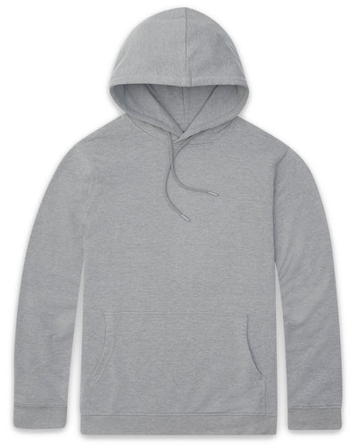 Pullover Hoodie (Classic Pocket) - Non-Branded-Grey-Regular-Mock--Model---L