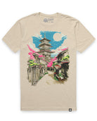 Pagoda Dreams Tee-Cream-Regular-Mock--Model---L