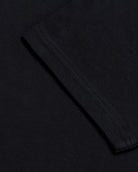 Pima Cotton Tee-Black-Regular-Detail--Model---L