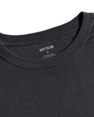 Pima Cotton Tee-Charcoal-Regular-Detail--Model---L