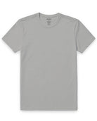 Pima Cotton Tee-Grey-Regular-Mock--Model
