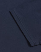 Pima Cotton Tee-Navy-Regular-Detail--Model---L