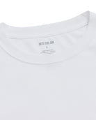 Pima Cotton Tee-White-Regular-Detail--Model---L