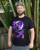 Event Horizon Glow-in-the-Dark Tee-Black-Regular-Lifestyle--Model---L