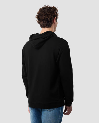 Pullover Hoodie (Classic Pocket) - Non-Branded-Black-Regular-Back--Model---L