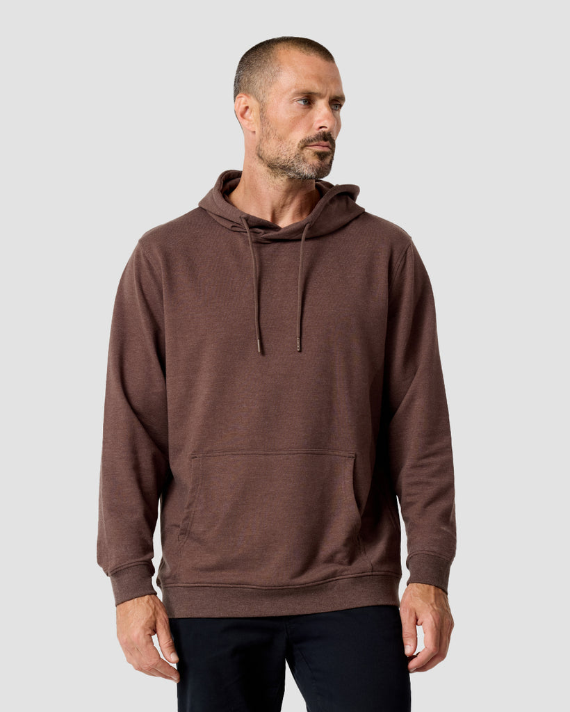 Pullover Hoodie (Classic Pocket) - Non-Branded-Brown-Regular-Front--Zac---L