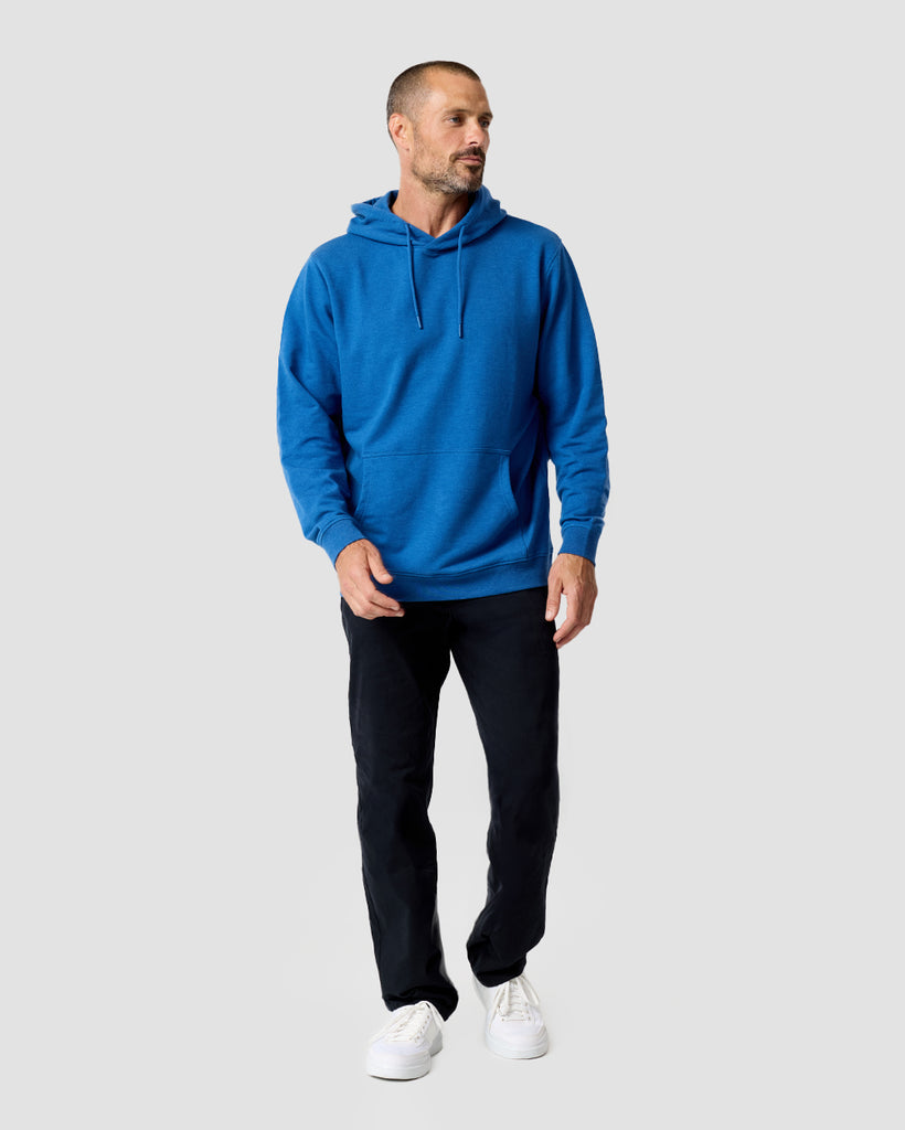 Pullover Hoodie (Classic Pocket) - Non-Branded-Cool Blue-Regular-Full--Zac---L