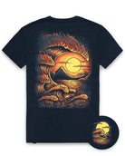 Radiant Swell Tee-Midnight Navy-Regular-Mock--Model---L