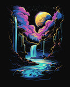 Rainbow Rift Tee-Black-Regular-Swatch--Model---L