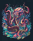 Reef Radiance Tee-Midnight Navy-Regular-Swatch--Model---L