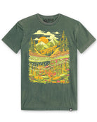 River Depths Vintage Tee-Vintage Royal Pine-Regular-Mock--Model---L