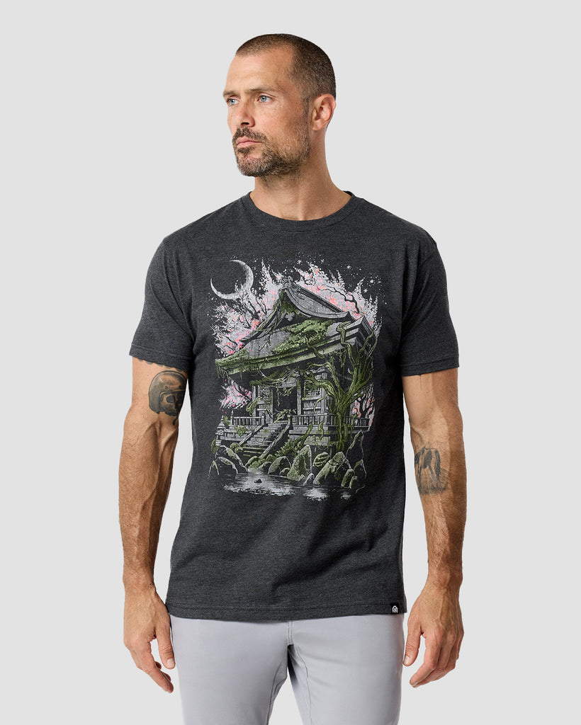 Rooted Relic Tee-Charcoal-Regular-Front--Zac---L