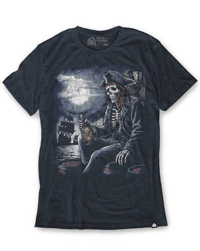 Rum Raider Tee-Navy-Regular-Mock--Model---L
