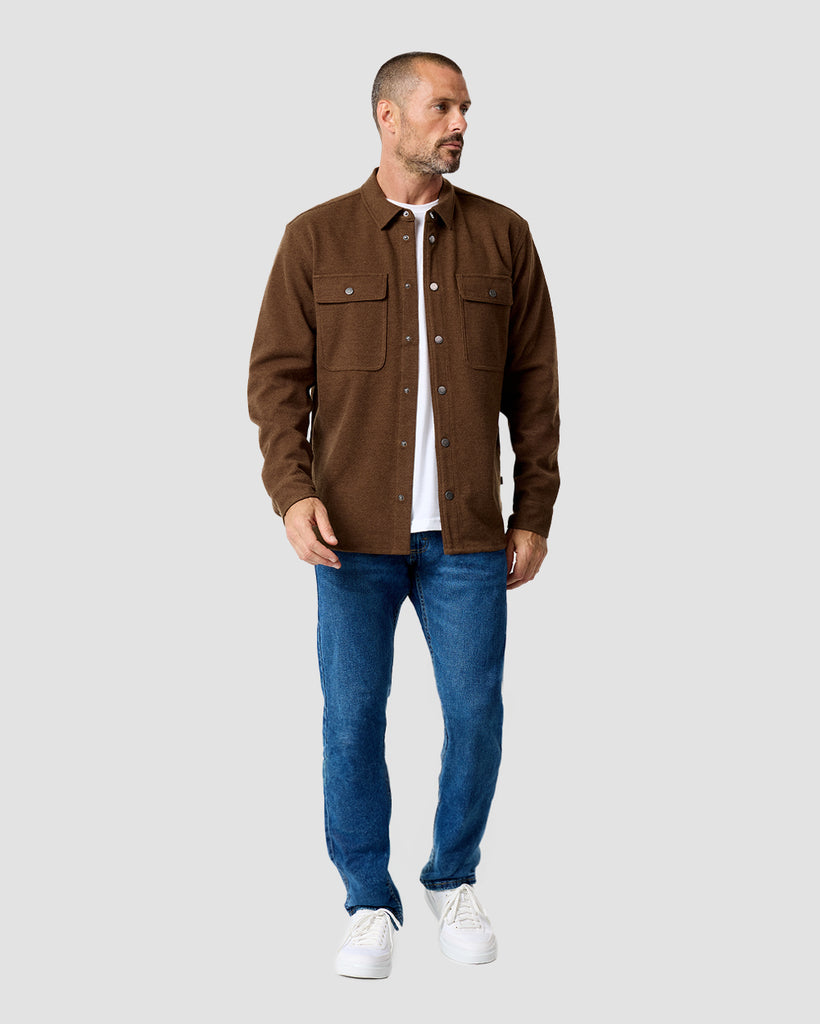 Sierra Shirt Jacket-Brown-Regular-Full--Zac---L