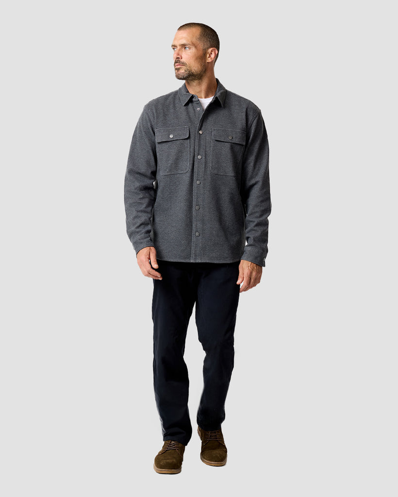 Sierra Shirt Jacket-Charcoal-Regular-Full--Zac---L