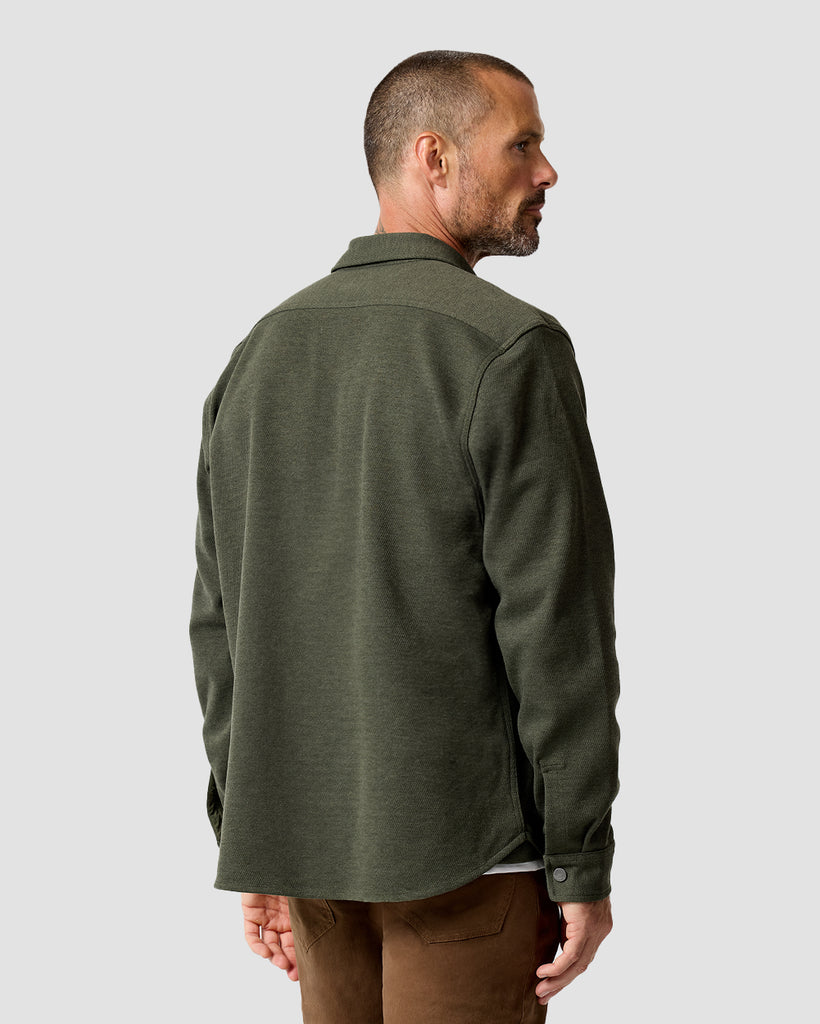 Sierra Shirt Jacket-Midnight Olive-Regular-Back--Zac---L