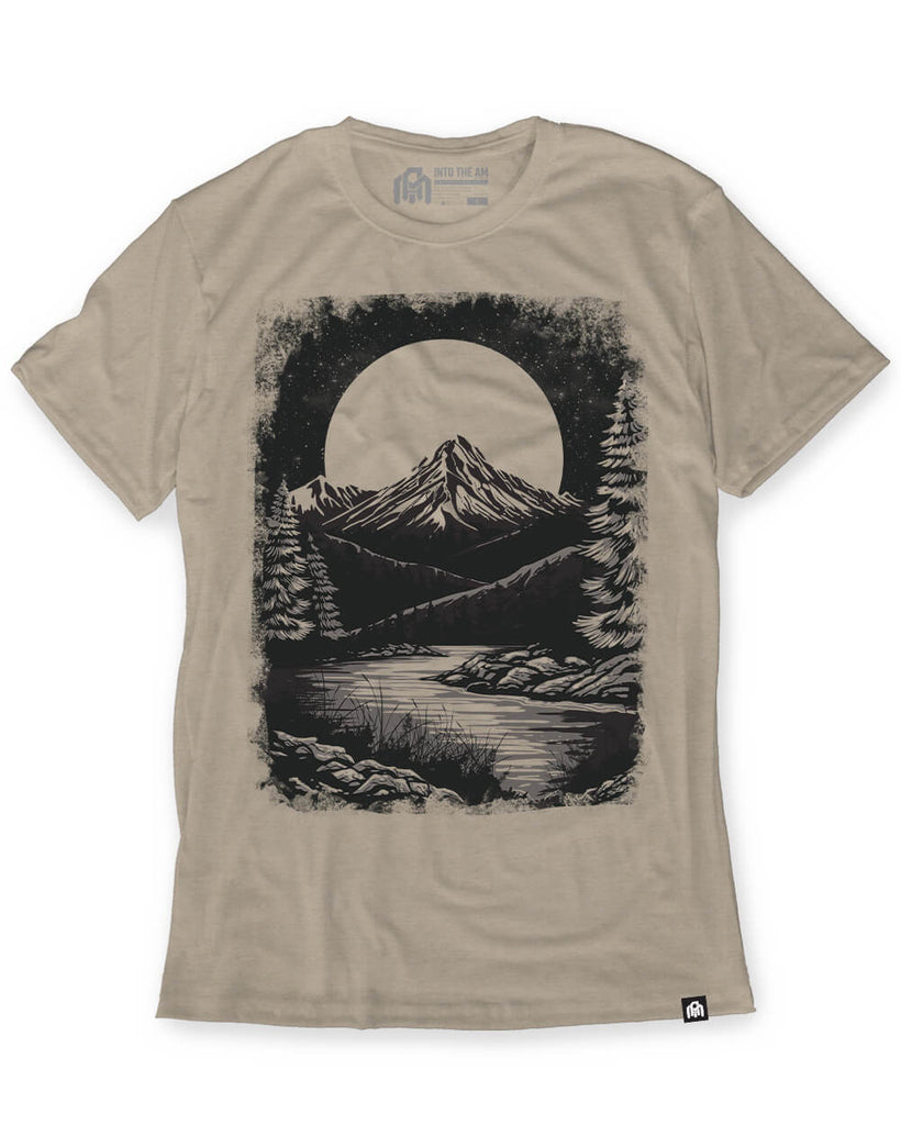 Silent Summit Tee-Heather Tan-Regular-Mock--Model---M