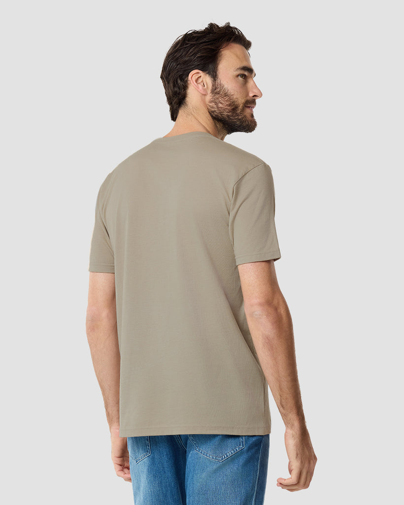 Silent Summit Tee-Heather Tan-Regular-Back--Clayton---M