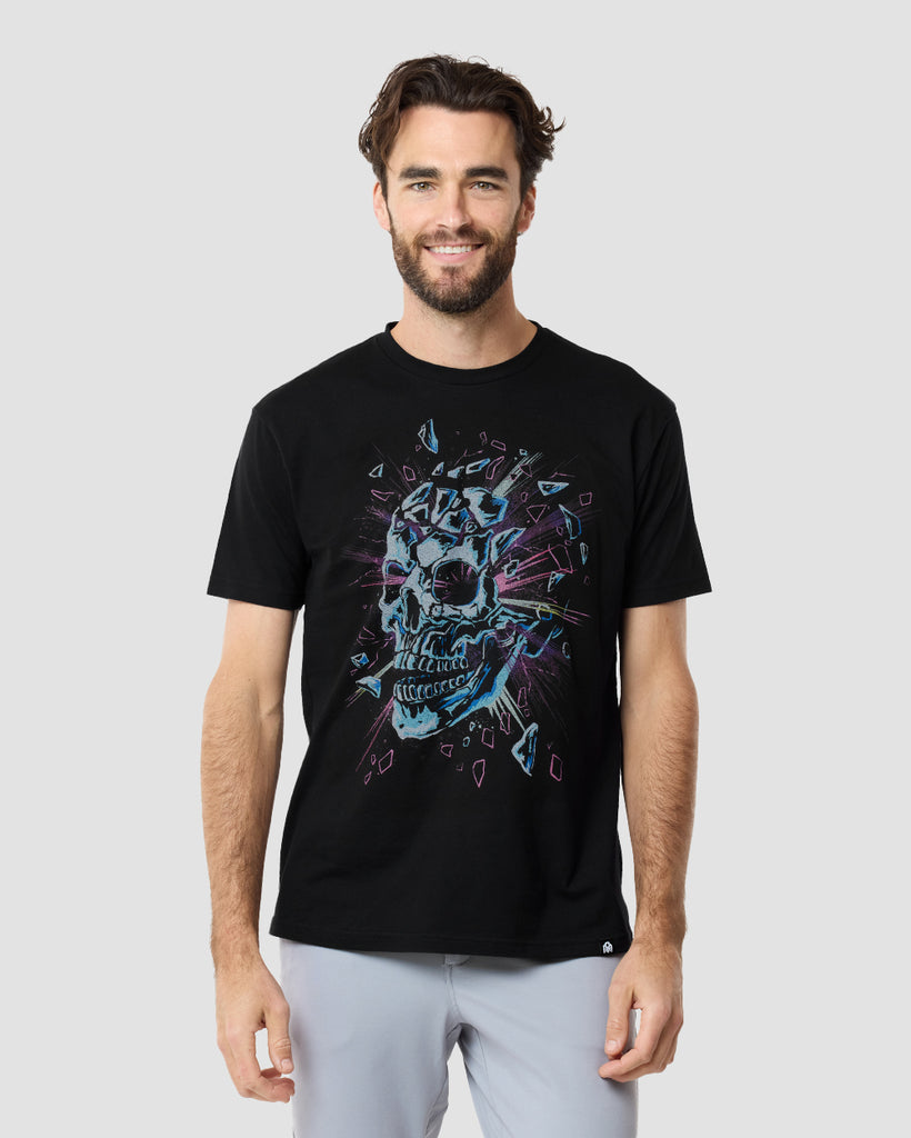 Skull Blast Tee-Black-Regular-Front--Clayton---M