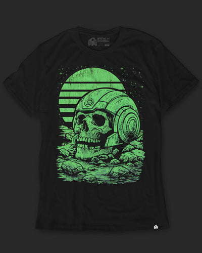 Solar Decay Glow-in-the-Dark Tee-Black-Regular-Glow--Model---L
