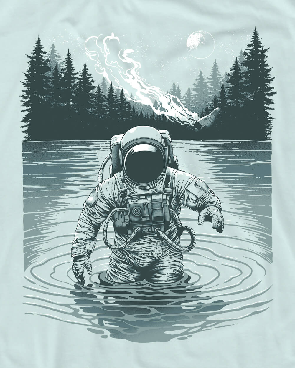 Splashdown Tee-Light Blue-Regular-Swatch--Model---L