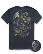 Split Nature Tee-Charcoal-Regular-Mock--Model---L