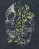 Split Nature Tee-Charcoal-Regular-Mock--Model---L