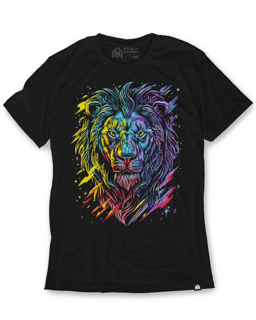 Stellar Beast Tee-Black-Regular-Mock--Model---L