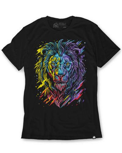 Stellar Beast Tee-Black-Regular-Mock--Model---L
