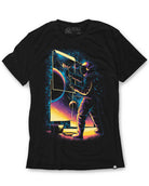 Stellar Streets Tee-Black-Regular-Mock--Model---L