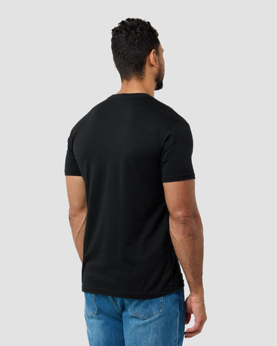 Stellar Sketch Glow-in-the-Dark Tee-Black-Regular-Back--Model---L
