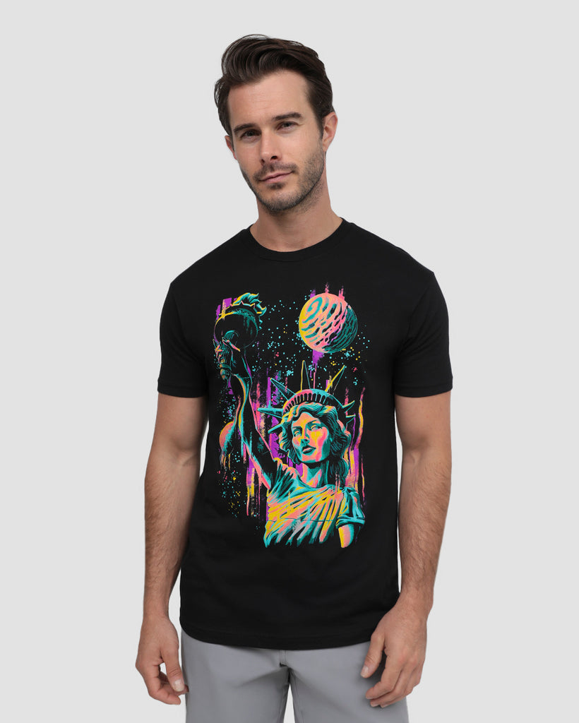 Stellar Statue Tee-Black-Regular-Front--Alex---M