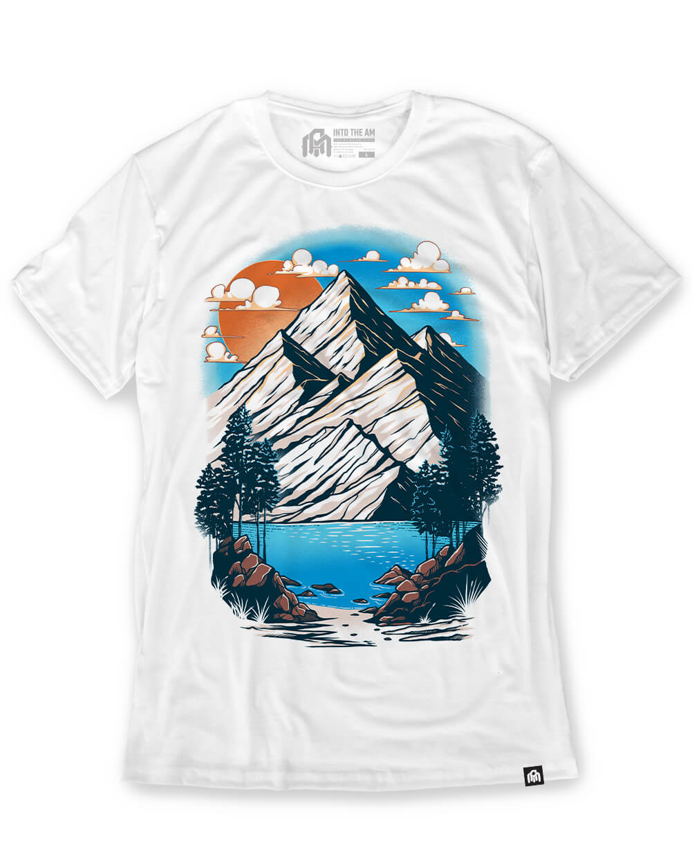 Summit Solace Tee-White-Regular-Mock--Model---L