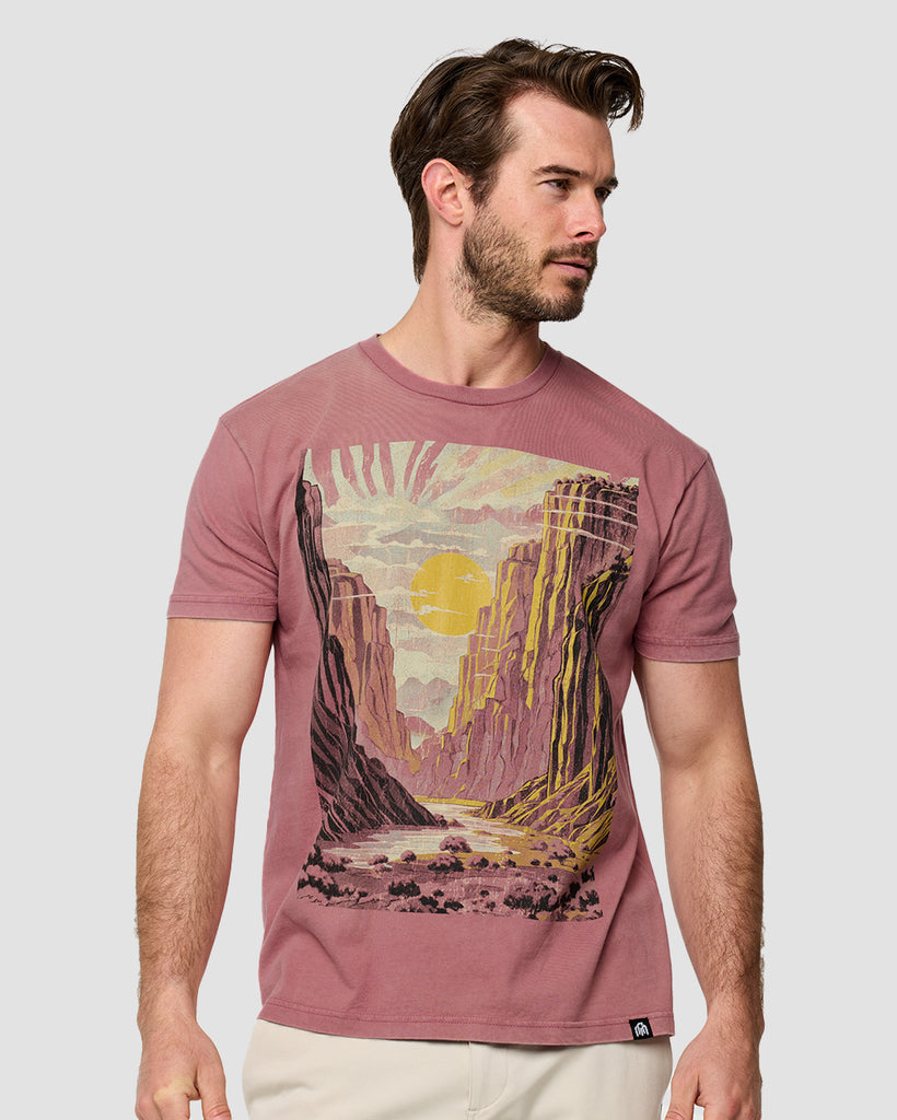 Sunlit Chasm Vintage Tee-Vintage Mauve-Regular-Front--Alex---M