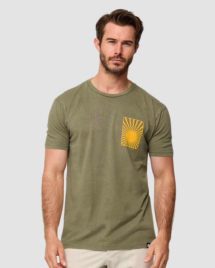 Sunlit Summit Vintage Tee-Regular-Vintage Olive-Front--Alex---L