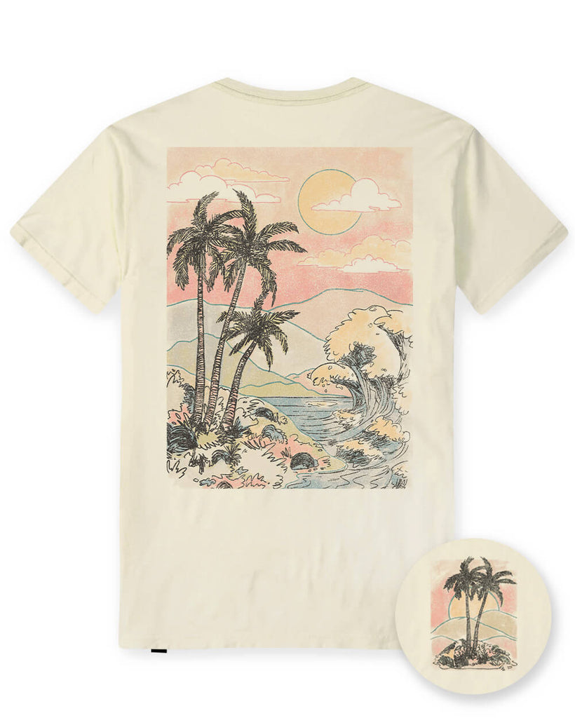 Sunlit Sway Vintage Tee-Vintage Natural-Regular-Mock--Model---L