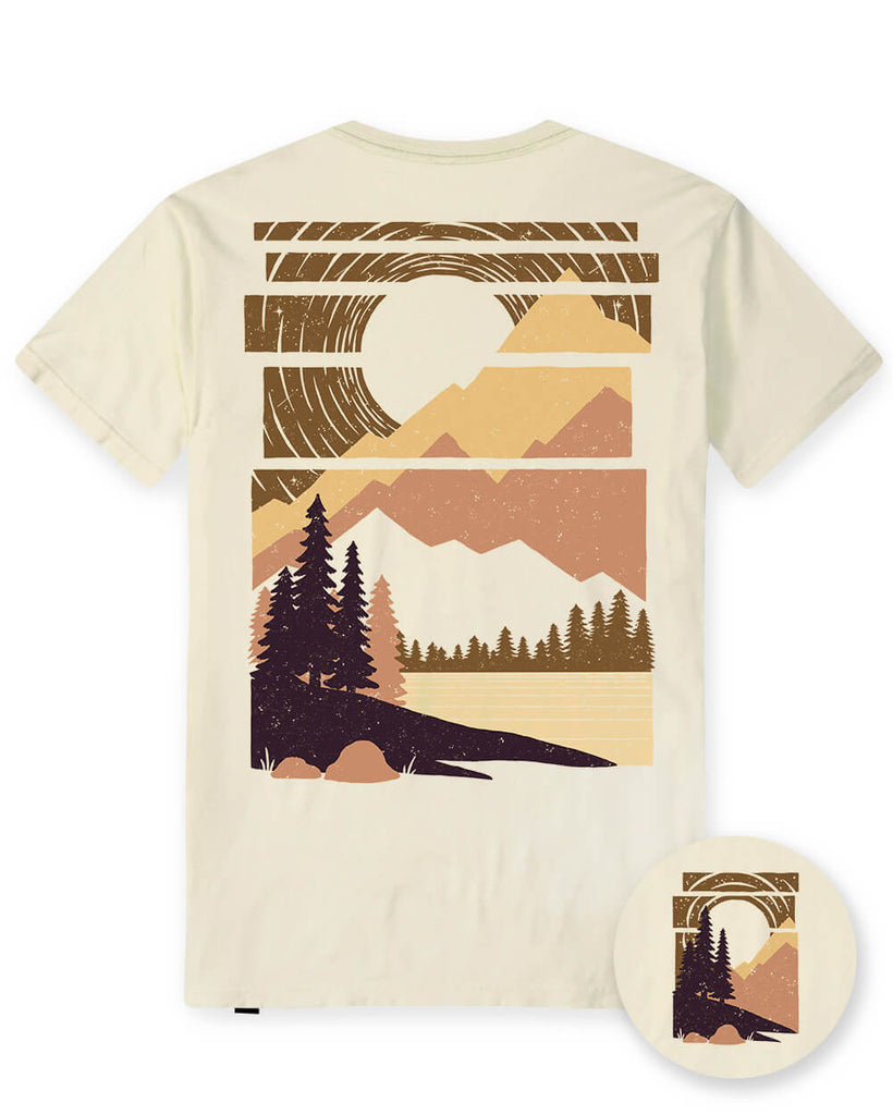 Sunset Pines Vintage Tee-Vintage Natural-Regular-Mock--Model---L