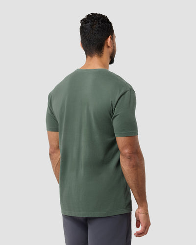 Tentacle Tomb Vintage Tee-Vintage Royal Pine-Regular-Back--Model---L