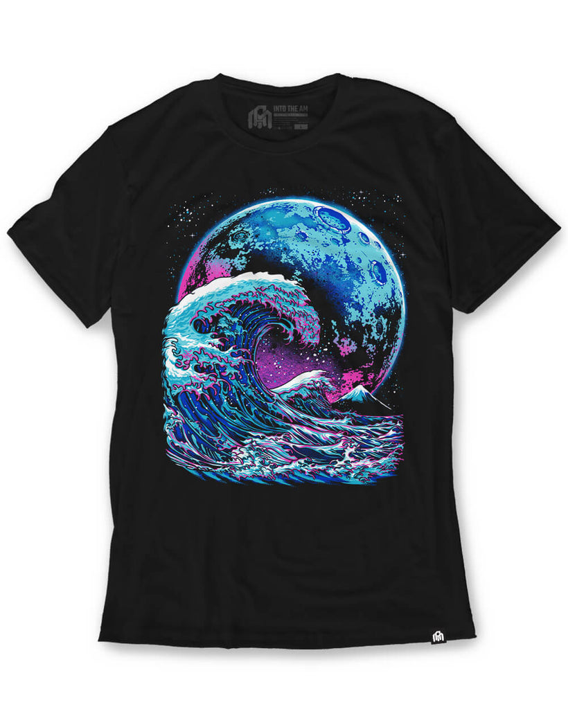 Tidal Surge Glow-in-the-Dark Tee-Black-Mock--Model---L