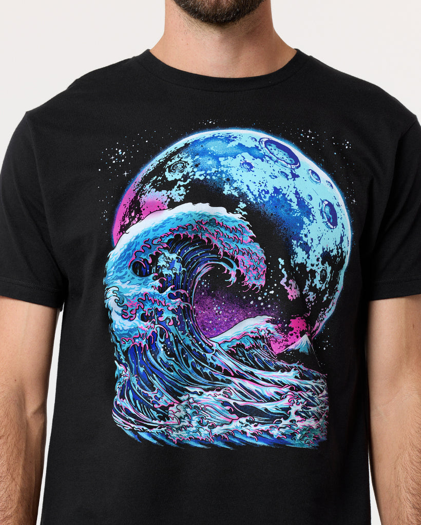 Tidal Surge Glow-in-the-Dark Tee-Black-Detail--Clayton---M