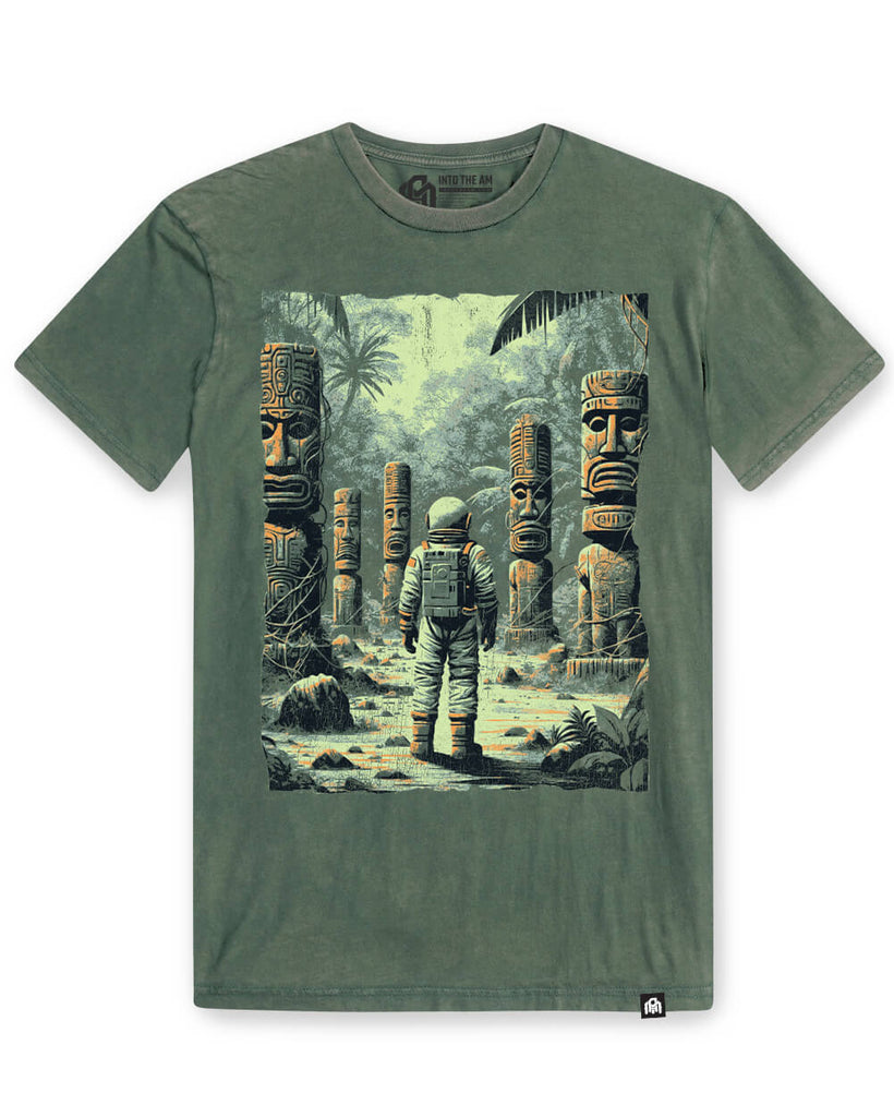 Tiki Trails Vintage Tee-Vintage Royal Pine-Regular-Mock--Tom---M